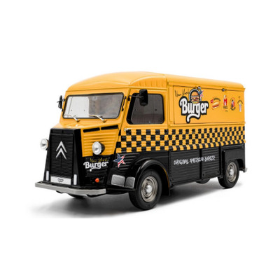 CITROEN TYPE HY NYC BURGER 1969 YELLOW/BLACK 1:18 Solido Veicoli Commerciali -D-