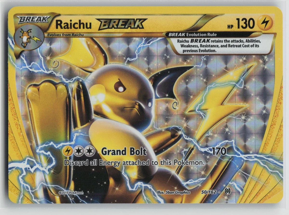 Raichu Break Pokémon TCG Cards for sale | eBay