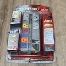 Monster Power Home Theatre Power Center HT700 8 Outlet Surge Protection New