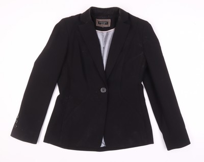 Principles Damen Blazer schwarz Regular Fit Revers mit Kerbe