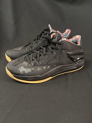 Nike LeBron 11 Low Men's Mid-Top Lace-Up Basketball Sneakers Black/Gum