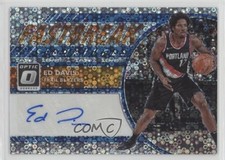 2017-18 Panini Donruss Optic Fast Break Signatures Ed Davis #FB-EDV Auto tx8