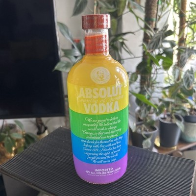 Absolut Vodka Pride Edition 40% Alkohol Sweden 0,7 Liter