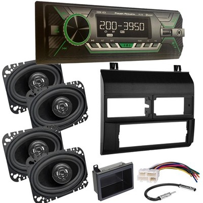 AM/FM Radio Car Stereo | Front-Rear 4x6'' Speakers Bundle for 1988-94 GM C/K 1500
