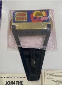 Vintage Nintendo NES Game Genie Game Enhancer Galoob 1991 Box, Codebook READ