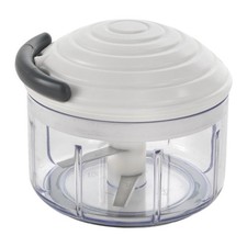 Image of Metaltex Rotomac Herb and Vegetable Manual Chopper with Moveable Blades, Meta...