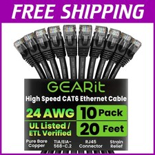 Frustration-Free Packaging Cat 6 Network Cables