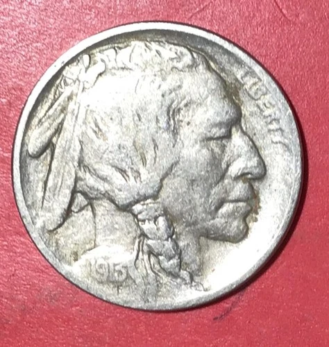 1913 Type 1 US Buffalo Nickel! "Philadelphia" Mint! Choice FINE! Old US Coin!