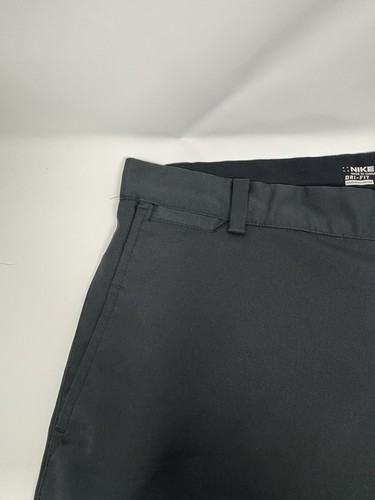 Nike Golf Pants Mens 32x32 Gray Standard Fit Dri fit Chinos Performance Athletic - Picture 6 of 10