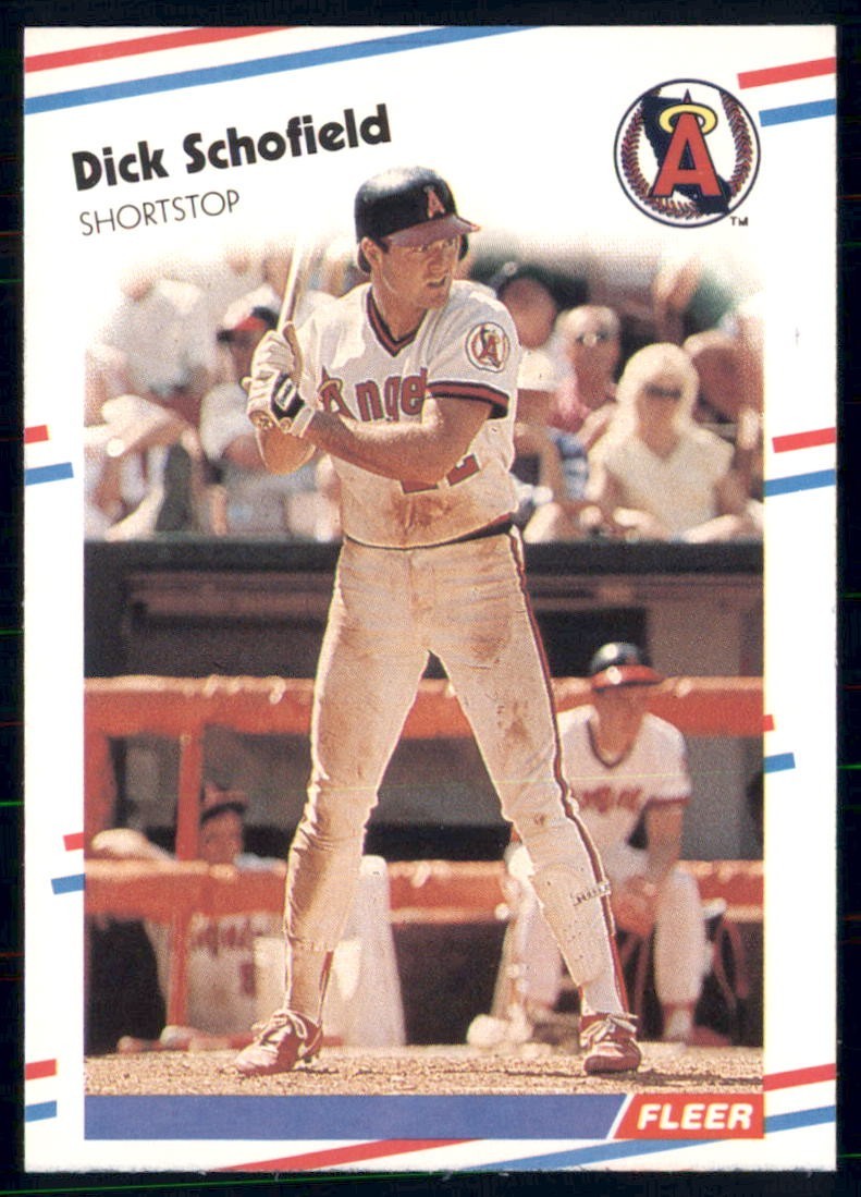 1988 Fleer - Dick Schofield #504