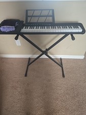 88-Key Digital Piano Beginner Bundle with Stand and Case