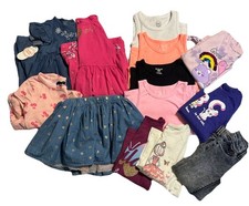Girls 5T Clothes Lot Of 13 3 Dresses, 4 Tank Tops, 4 Shirts, 1 Jeans, 1 Skirt