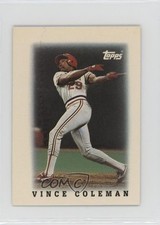 1988 Topps League Leaders Minis Vince Coleman #70 2k3