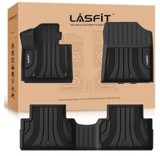 Lasfit All Weather Floor Mats 3D Modeled Custom TPE Car Liners Waterproof 2021