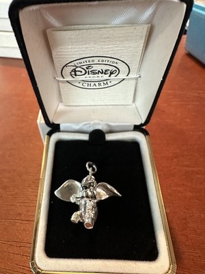 Disney Store DUMBO Limited Edition Sterling Silver Charm BOX COA New