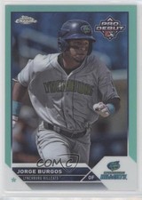 2023 Topps Pro Debut Chrome Aqua Refractor 46/75 Jorge Burgos #PDC-61 1bi0