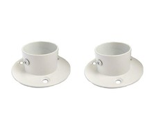 Stainless Steel Heavy Duty Closet Rod Holder,Shower Curtain Rod End Supports ...