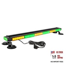 38.5 78 Led Strobe Light Bar Double Side Flashing High Intensity Ambergreen 38.5 78 Led Strobe Light Bar Double Side Flashing High Intensity Ambergreen