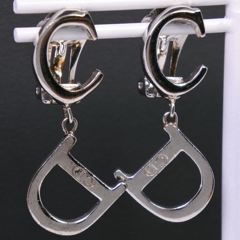 Dior Silver Earrings 5.0g Women's 55200303 Pre-Owned