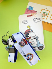 Cartoon Snoopy Lanyard Strap ID Card Badge Office School  Key holder