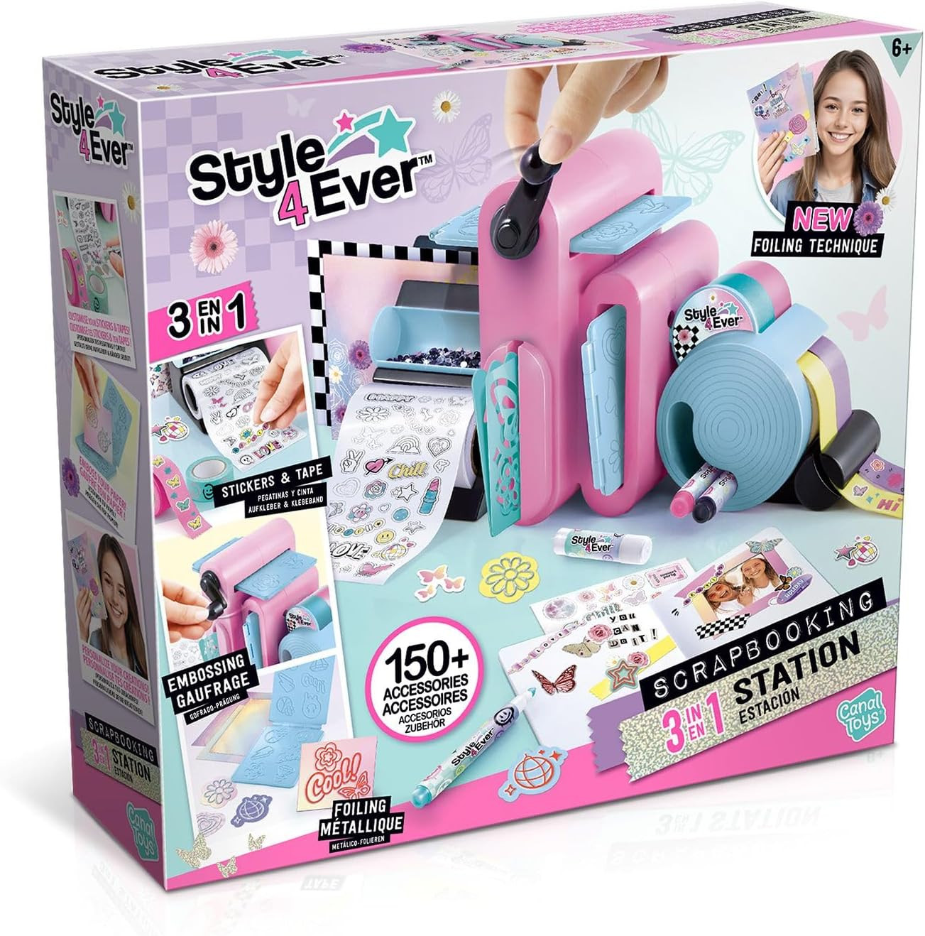 Loisir créatif scrapbooking enfant pour réduire le temps d'écran à la maison