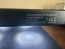 Repti Zoo Led Reptile and Terrarium Light With UVB Feature. Model LED007D-18