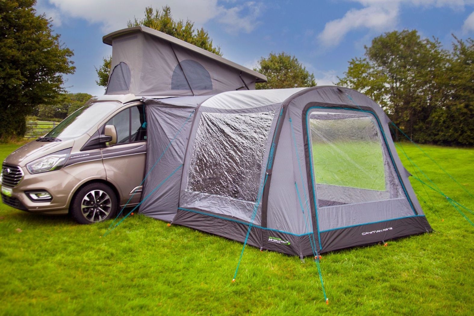 Outdoor Revolution Cayman Air T2  MID  (Inc Footprint) Driveaway Awning