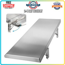 24x12 Folding Concession Shelf Stainless Steel Drop Down Food Truck Shelf