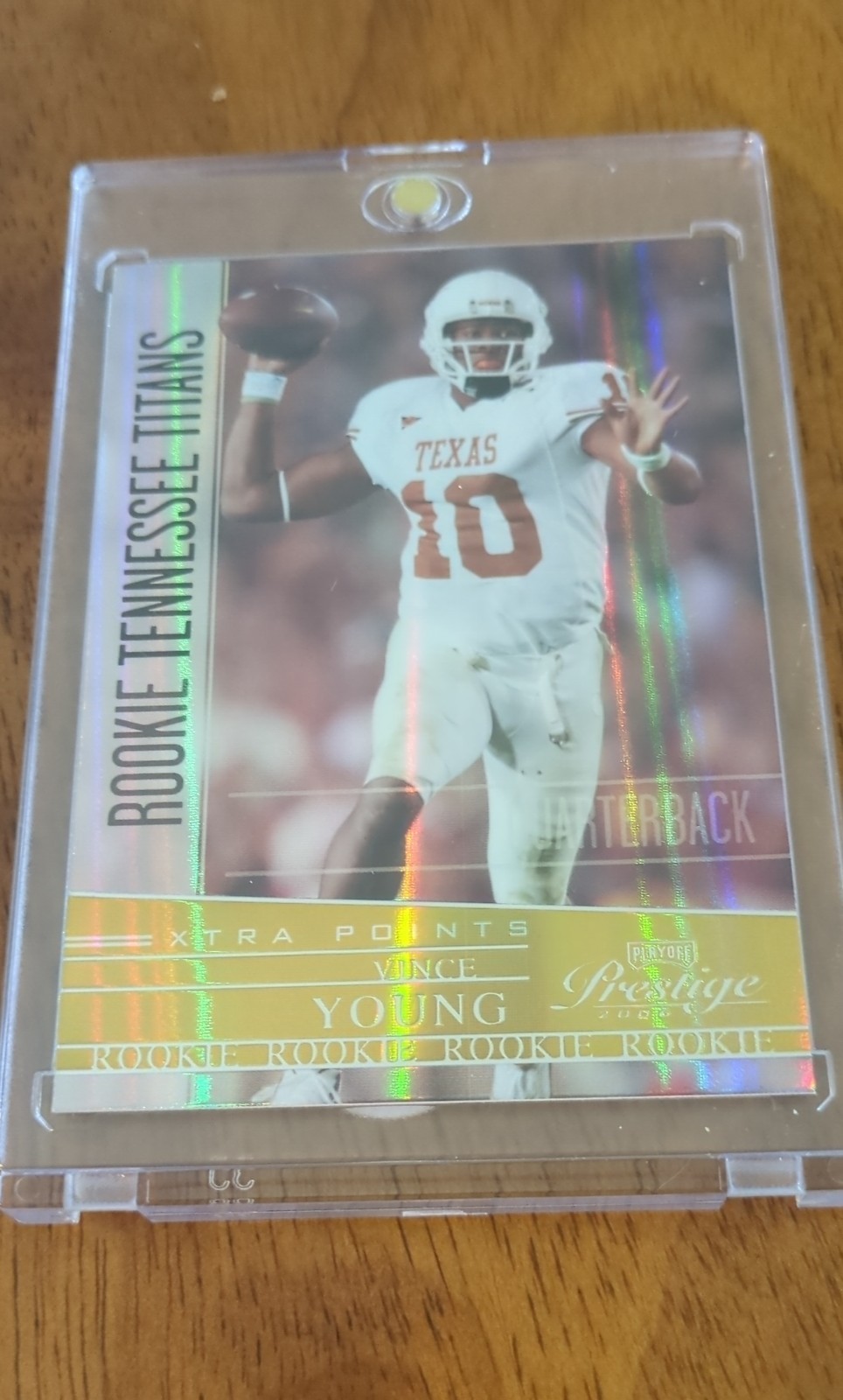 Vince Young Playoff Prestige #246 Xtra Points-Gold