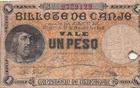 Puerto Rico  1  Peso  17.8.1895  P 7c  Circulated Banknote  JWQ