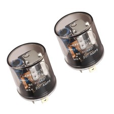 2 PCS LED Flasher Relay, 2 Pin 12V Heavy Duty Turn Signal Relay for Fixing Ha...