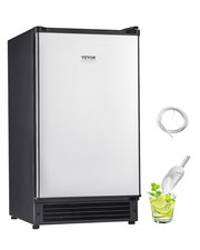 VEVOR Under counter Ice Maker 25 Lbs / Day Built-in Ice Maker w/ Reversible Door