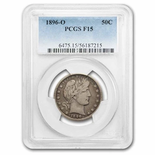 1896-O Barber Half Dollar Fine-15 PCGS