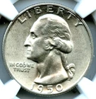 1950-D Washington Quarter, NGC MS 63