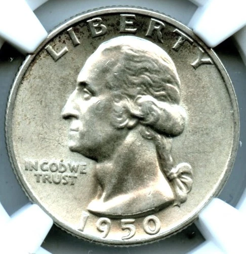 1950-D Washington Quarter, NGC MS 63