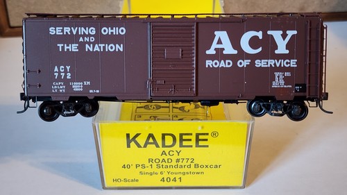 Coche de carga Akron Canton Youngstown 40' PS-1 6' puerta Youngstown 772 Kadee 4041 HO RTR | Zustand: New