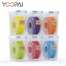6-pack Filament Storage Box 3D Printer Storage Container, Sealed Spool Holder