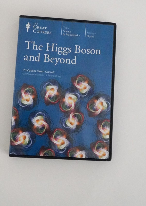 Great Courses Higgs Boson and Beyond dvds only no workbook