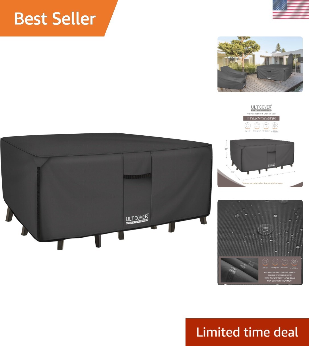 - 111x74 Inch For Ultimate Protection