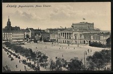 Leipzig, Augustusplatz und Neues Theater, Ans...