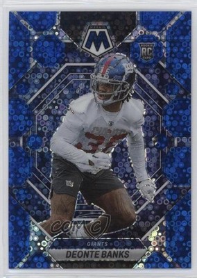 2023 Mosaic Rookies No Huddle Blue Prizm 72/75 Deonte Banks #309 Rookie RC 12po