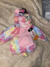 NWT HYDE AND EEK TODDLER UNICORN PLUSH COSTUME SIZE 12-18 Months