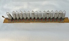 15x IN-14 Nixie Tube Fine Grid rare on Original Panel USSR Vintage