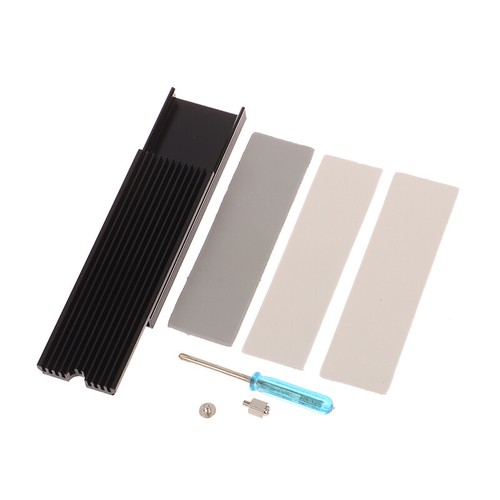 1 Set M.2 SSD NVMe Heat Sink Hard Disk Aluminum Heatsink Heat Dissipation_D - Photo 8/12