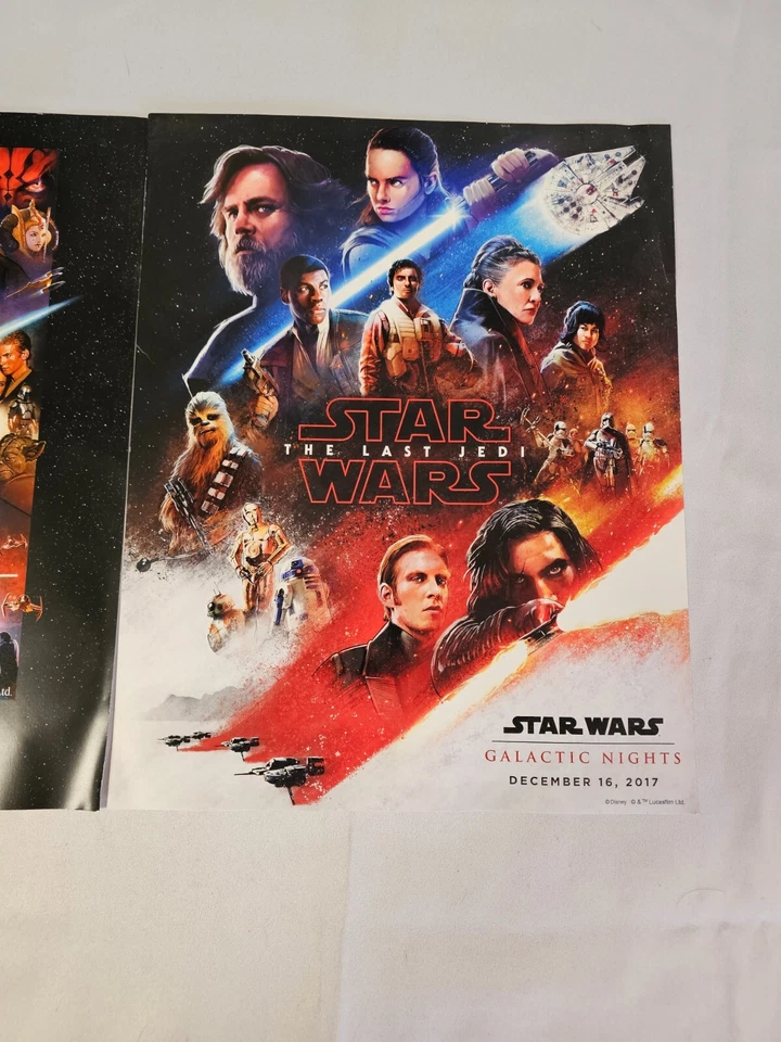 Disney Star Wars Galactic Nights 2017 Celebration 2 Exclusive Posters Limited - Image 3 of 4
