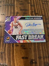 2018-19 Optic Fast Break Signatures AUTO Dragan Bender #FB-DBD Suns Card (c8)