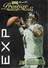 1999 Playoff Prestige EXP Jim Harbaugh /1000 Reflections Gold #EX51