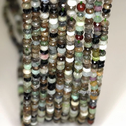 4X3 MM HELLER RUBIN ZOISIT EDELSTEIN KLASSE B FACETTIERTES RONDELL LOSE PERLEN 15 Zoll - Bild 1 von 1