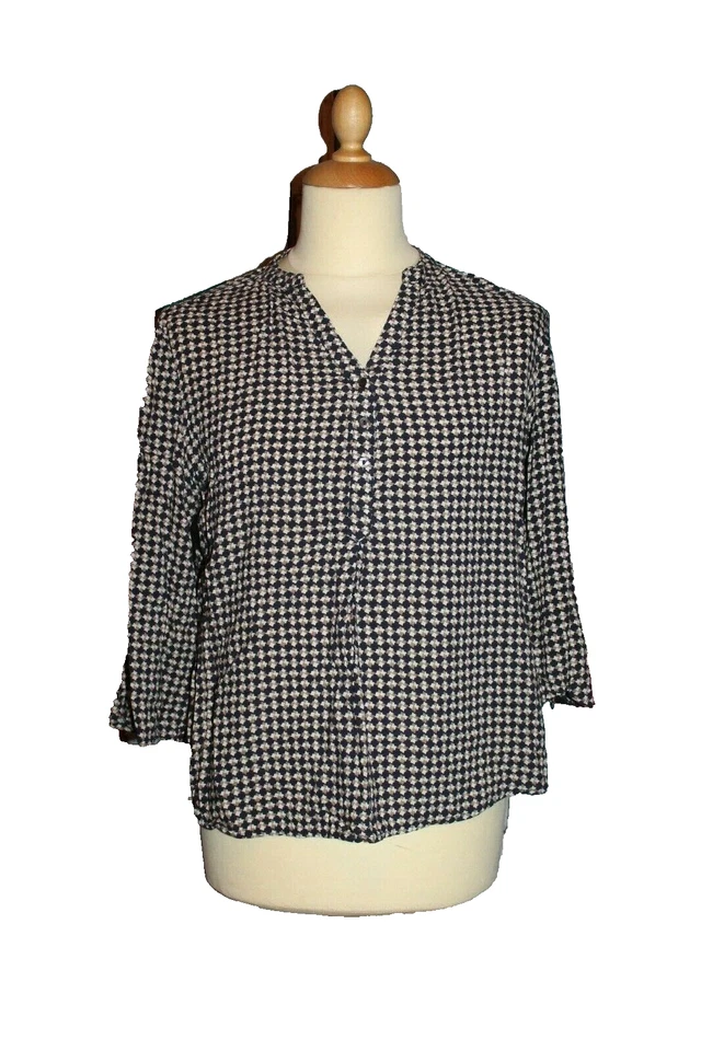 HAUT CHEMISIER IMPRIME FEMME °°° IT HIPPIE °°° TAILLE L .T42/44. PARFAIT ETAT - Photo 1/3