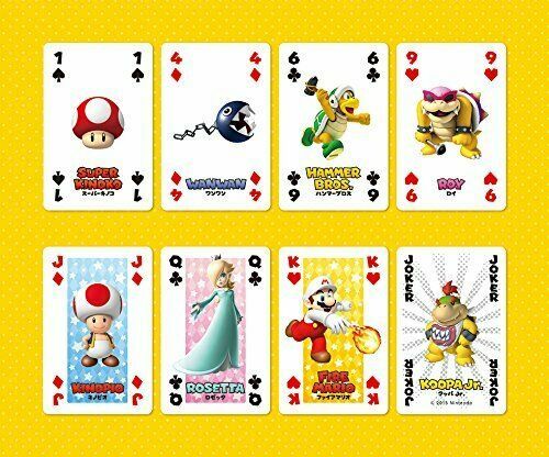 Nintendo JAPAN Super Mario Official Playing Cards Deck Poker
